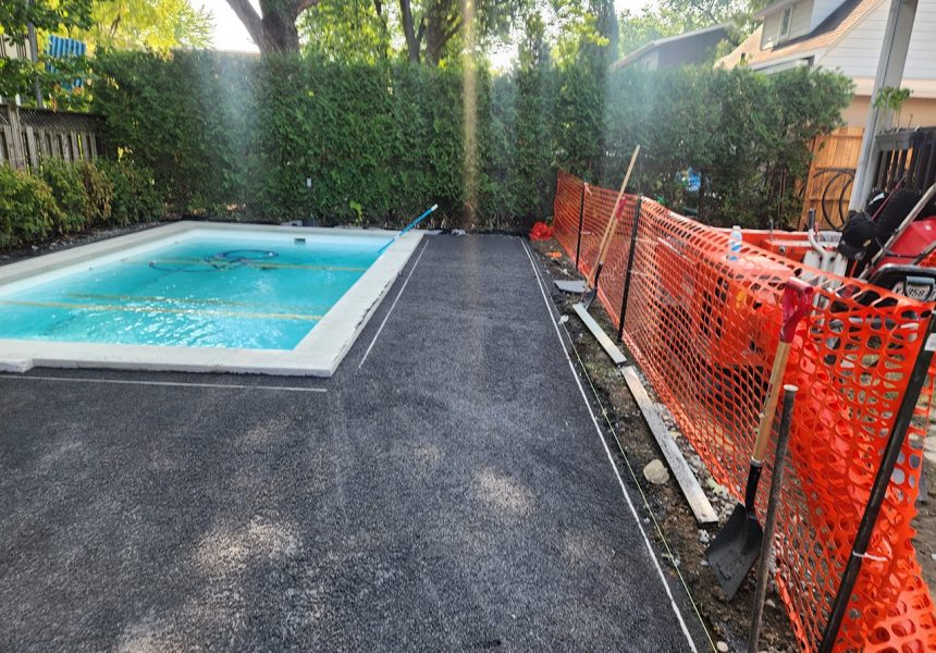 Installation de pavé uni en Montérégie | Avant.