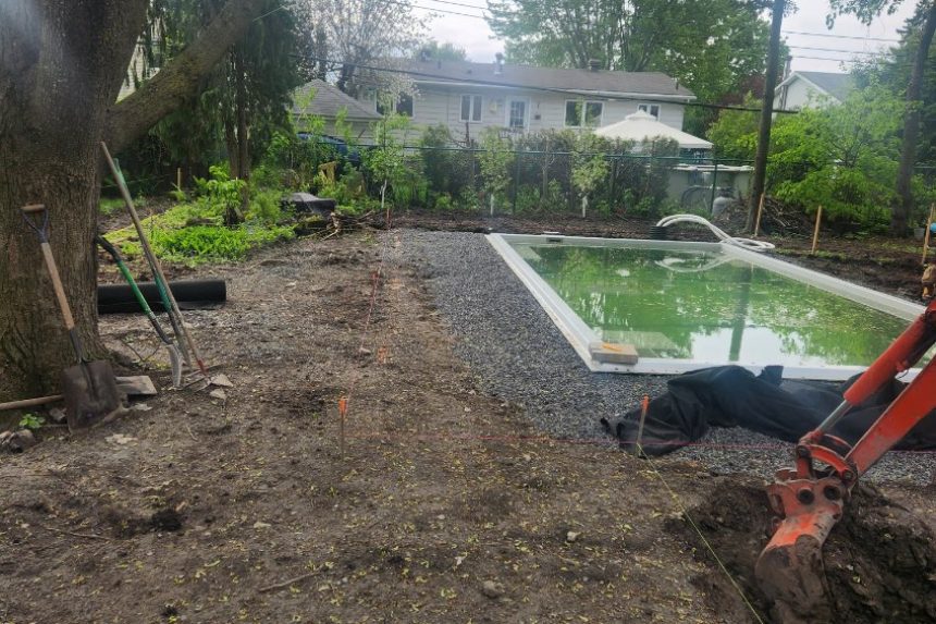 Terrassement et excavation en Montérégie.