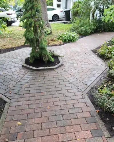Installation de pavé uni en Montérégie.
